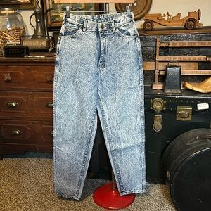VINTAGE Lee Riders Acid Wash Jeans Made in the USA